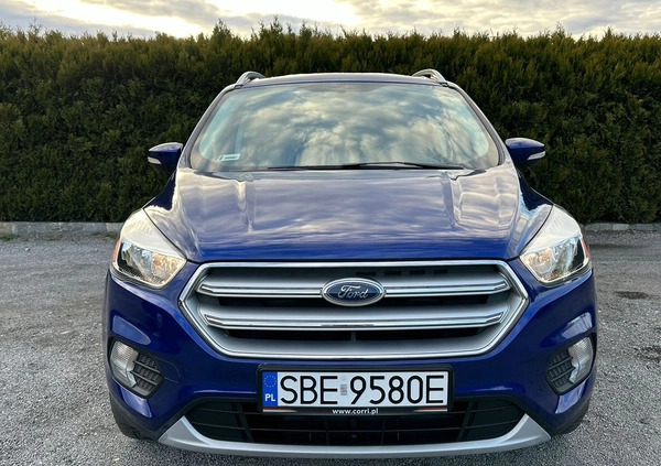 Ford Kuga cena 58000 przebieg: 191000, rok produkcji 2016 z Poręba małe 352